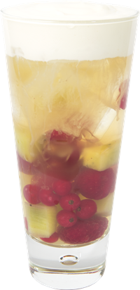 Iced Tea Fruit Melone con Crema Ricotta Salata