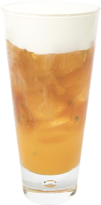 Iced Tea Passion Fruit con Crema Ricotta