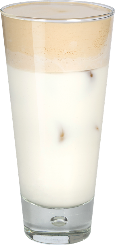 Iced "fluffy" Latte